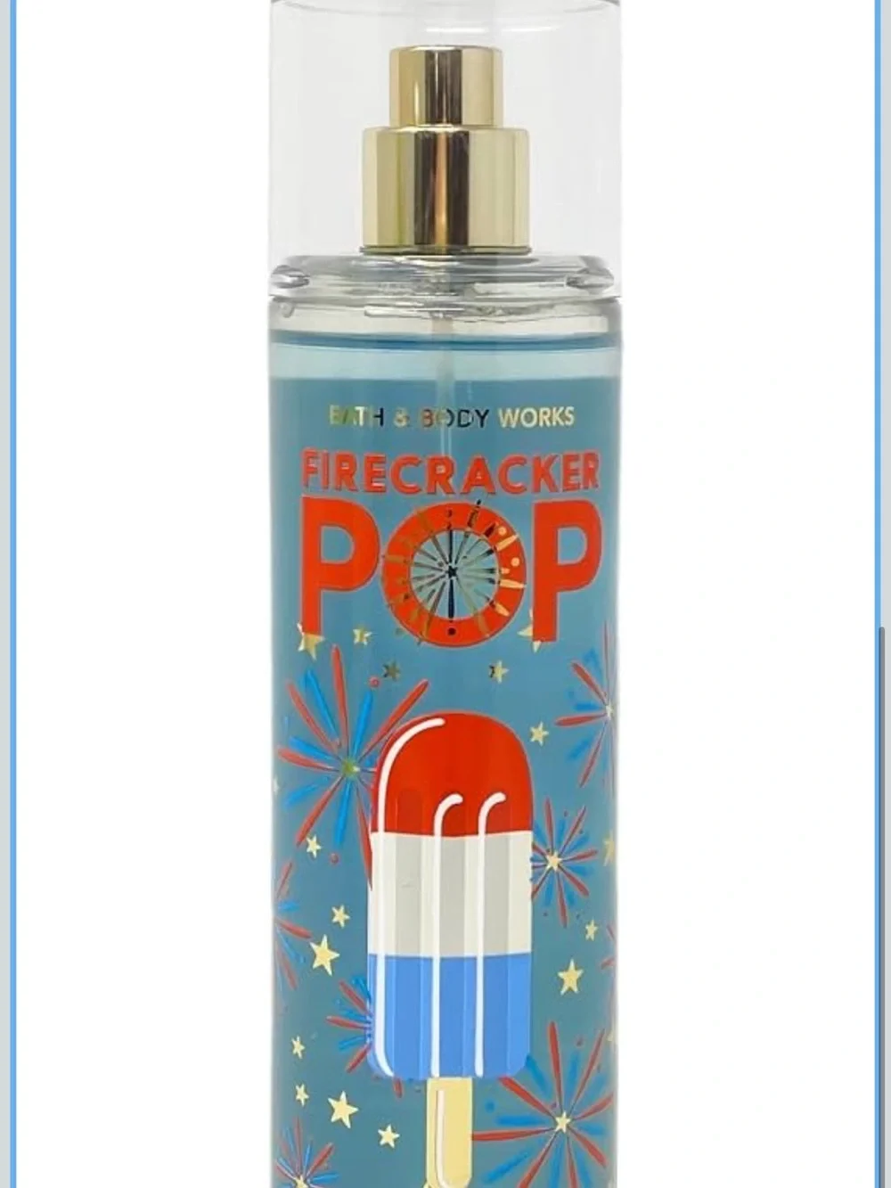 Bath & Body Works Firecracker Pop Fragrance Mist - Blue/Red